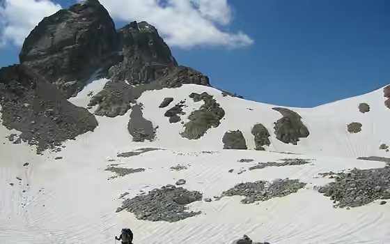Gourgs Blancs (3.129 m), macizo Perdiguero · Gourgs Blancs · Maupás